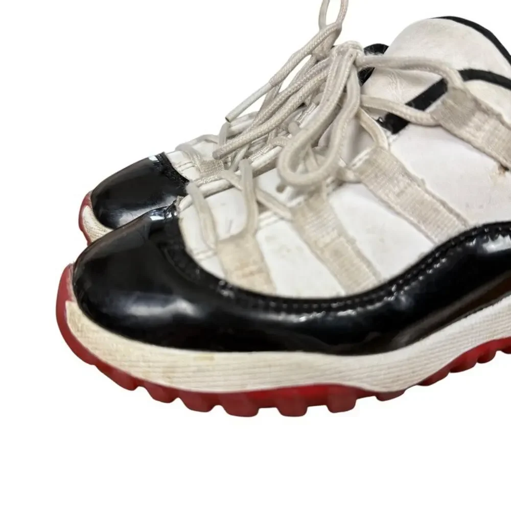 Nike Air Jordan 11 Retro Low Concord Bred 505836-160 Sneakers Shoes sz 10 C